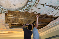 Brocket Hall plaistering by Sean Wheatley